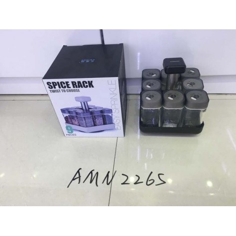 AMN2265 9 Pcs Spice Rack 90ML