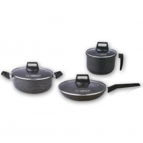 The Harvest - 6 Pcs Cookware Set Marble Series (New)