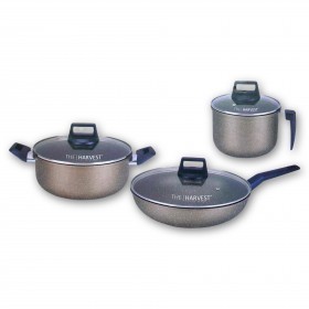 The Harvest - 6 Pcs Cookware Set Marble Series (New)