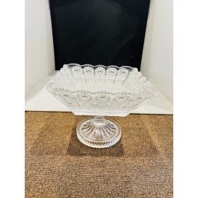 Clear Footed Platter -  Large