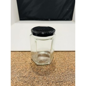 Glass Storage Bottle with Screw Lid -280ml (Medium)