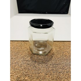 Glass Storage Bottle with Screw Lid -380ml (Large)