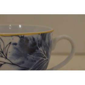 OASIS 180cc Round Cup Only - Blue Flower