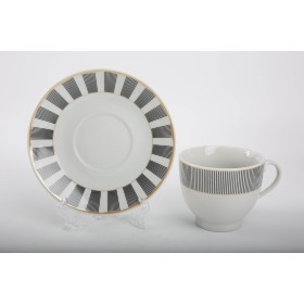 CASTRO 180cc ROUND cup & saucer set- Stripes