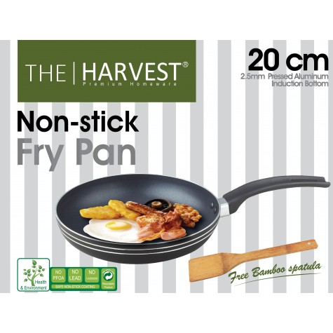 20CM Non Stick Fry Pan (SILVER/ BLACK / BROWN)
