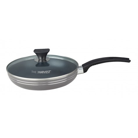 26 CM Non-Stick Fry Pan With Glass Lid