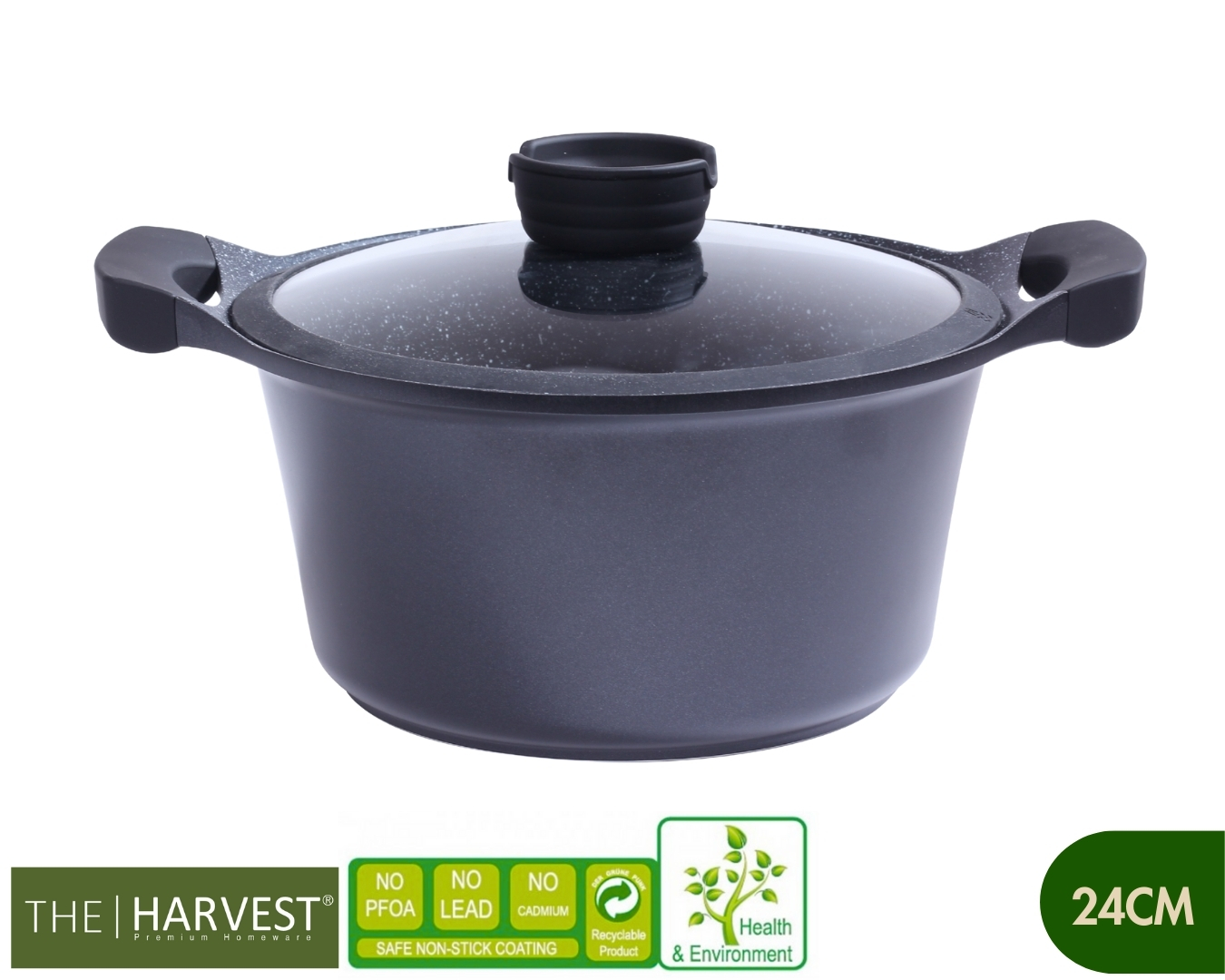 THE HARVEST ® – 24CM DIE CAST DEEP CASSEROLE - Image 2