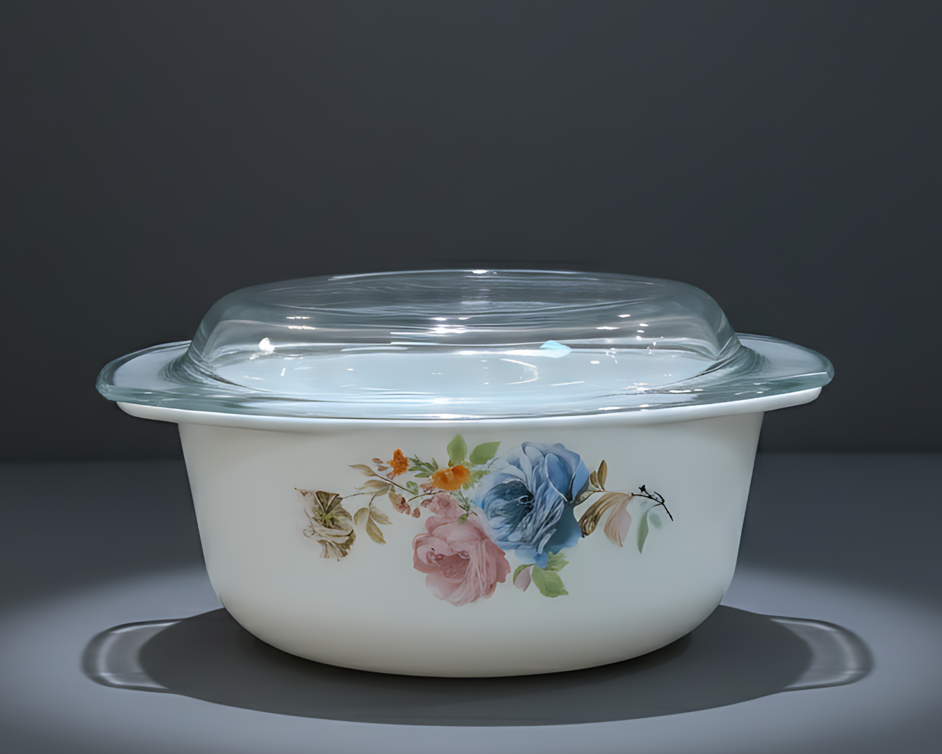 2.5L CASSEROLE WITH LID - VINTAGE FLORAL
