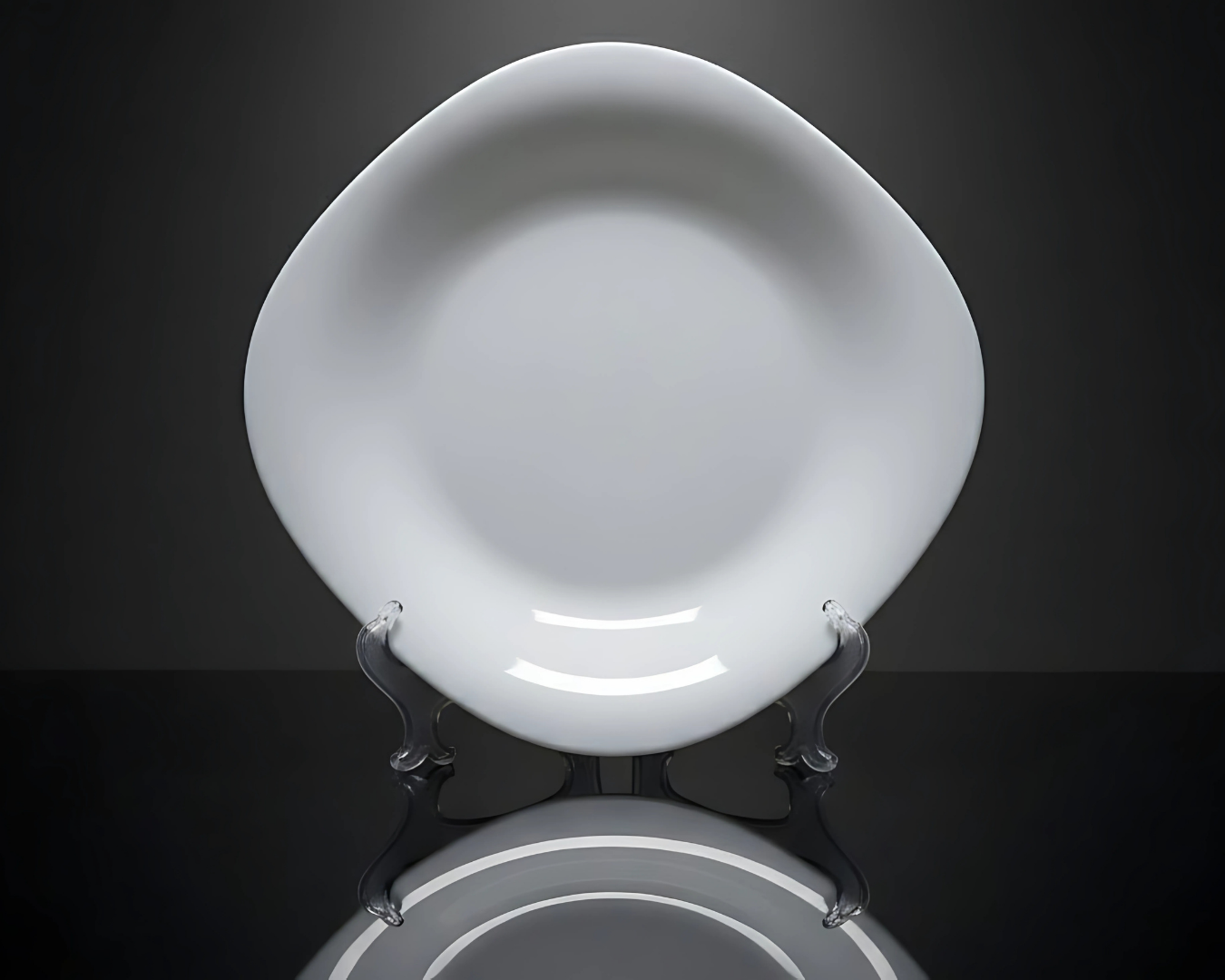 11" SQUARE DINNER PLATE - WHITE