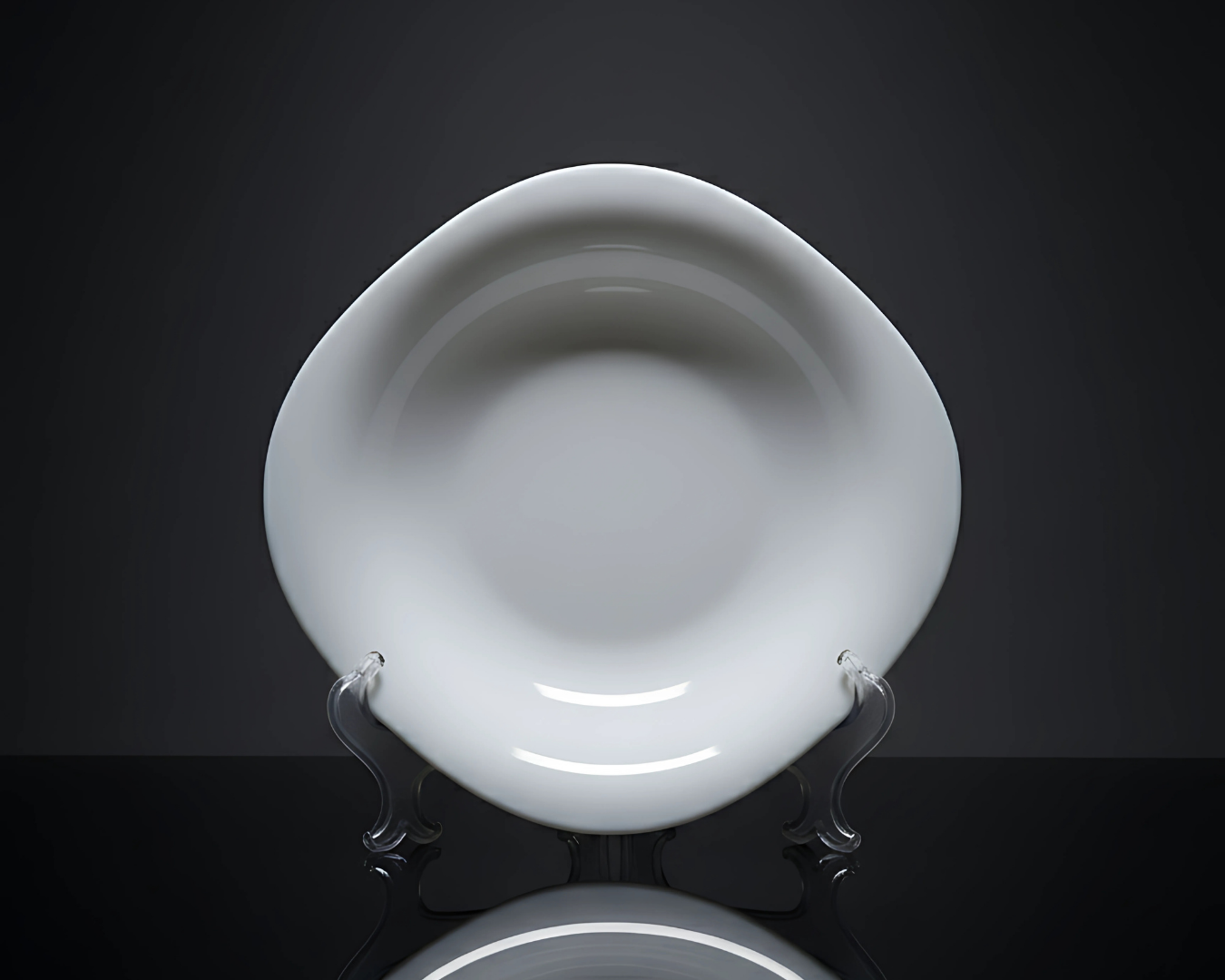 9" SQUARE SOUP PLATE - WHITE